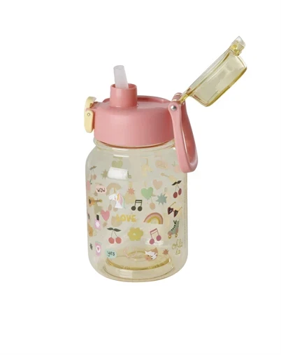 Rice Kids - Plastic Kids Drikkedunk - Unicorn Love Print